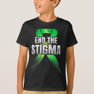 Camiseta Estigma - Fita Verde sobre Sensibilização Mental