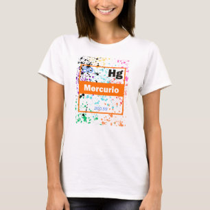 Camiseta Estilhaço de Metal Líquido