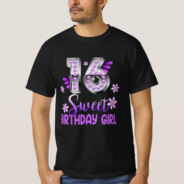 Camiseta Estilo 16 - 16 - 16 - Aniversário - S (Frente)