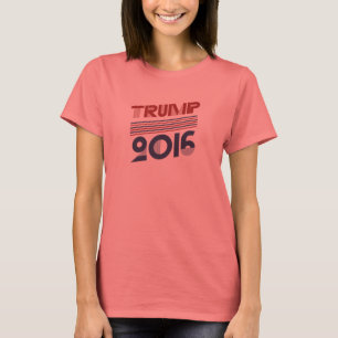Camiseta Estilo 2016 da campanha do vintage do trunfo