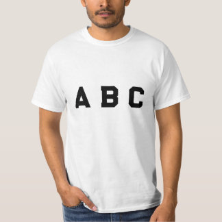 Camiseta Estilo ABC