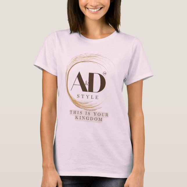 Camiseta "Estilo AD - Este É O Seu Reino" Design Premium (Frente)
