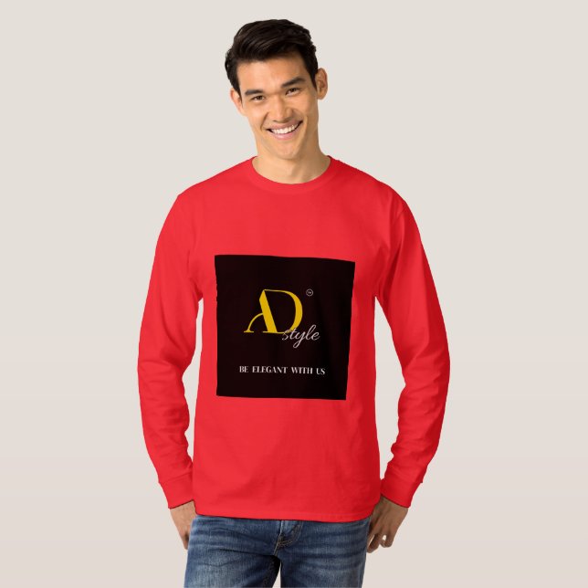 Camiseta Estilo AD – Seja Elegante Conosco | Declaração de  (Frente Completa)