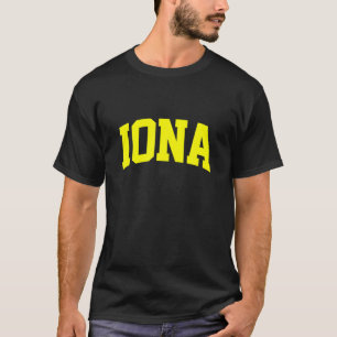 Camiseta Estilo Alunino da Universidade de Iona Arch Athlet