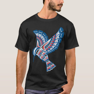 Camiseta Estilo Americano Nativo Kingfisher Pacífico Noroes