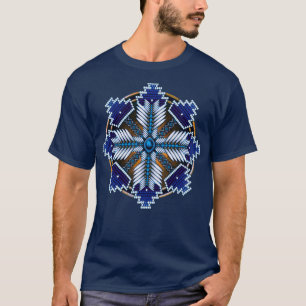 Camiseta Estilo Americano Nativo Mandala