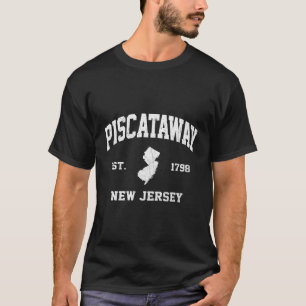 Camiseta Estilo atlético do estado de Piscataway New Jersey