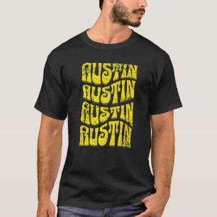 Camiseta Estilo Austin Texas Retro 60s 70s com dificuldades