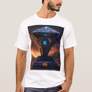 Camiseta Estilo Azteca T-Shirts em 3D - Negrito, Artístico 