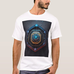 Camiseta Estilo Azteca T-Shirts em 3D - Negrito, Artístico