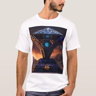 Camiseta Estilo Azteca T-Shirts em 3D - Negrito, Artístico 