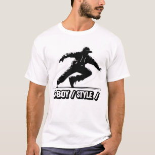 Camiseta Estilo B-Boy - Streetwe da Silhouette de Breakdanc