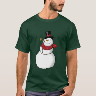 Camiseta Estilo B do t-shirt do boneco de neve