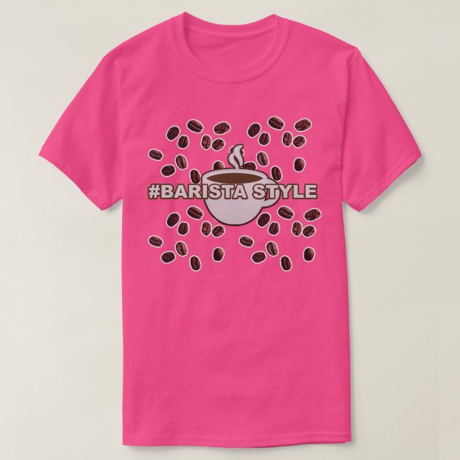 Camiseta Estilo Barista 3 (Frente do Design)