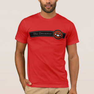Camiseta estilo baterista.