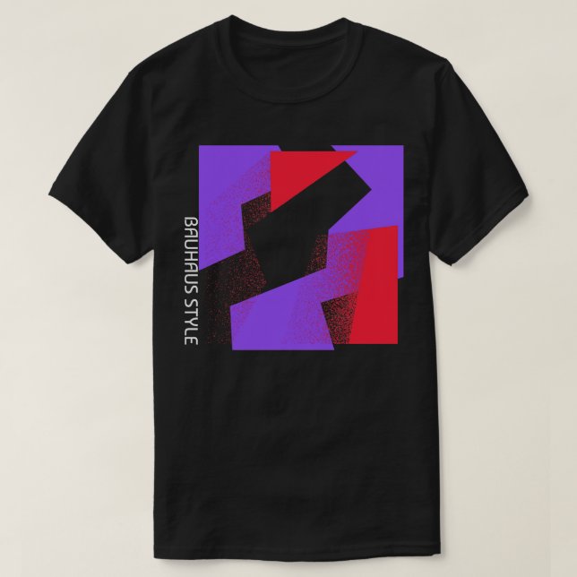 Camiseta Estilo Bauhaus (Frente do Design)