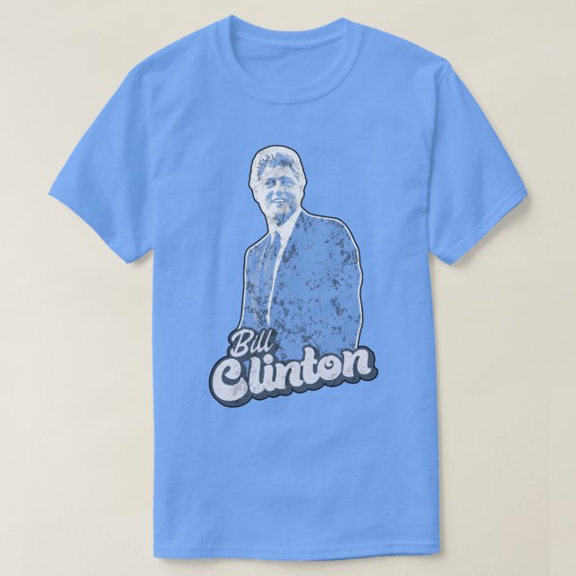 Camiseta Estilo Bill Clinton Saxofone 90 (Frente do Design)