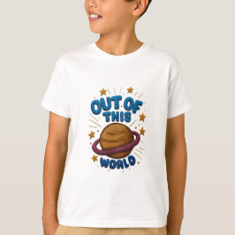 Camiseta Estilo Bordado Fora Deste Mundo