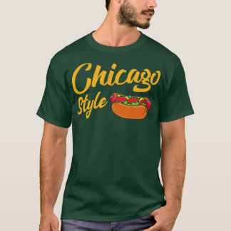Camiseta estilo chicago hot dog TShirt