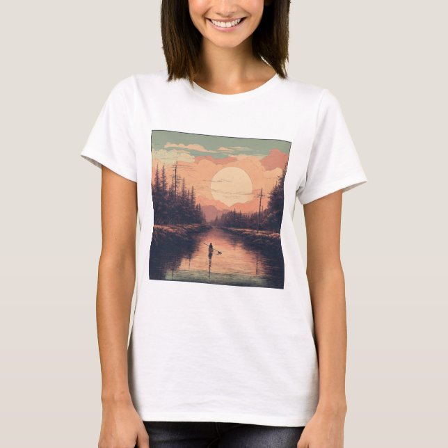 Camiseta Estilo Clássico Atende ao Visto Moderno (Frente)