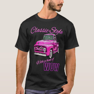 Camiseta Estilo clássico com um toque da trégua rosa WOW