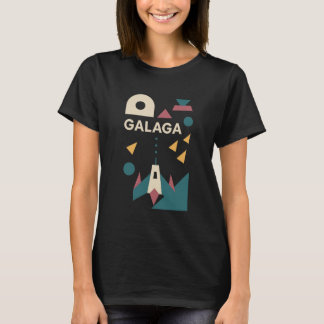 Camiseta Estilo clássico de jogos Galaga Estilo feminino