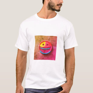 Camiseta Estilo Clássico Emoji T-Shirt - Divertido