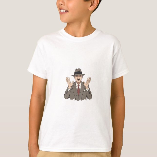 Camiseta Estilo Clássico Mob Boss T-Shirt (Frente)
