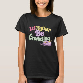 Camiseta Estilo Crochê Retrô