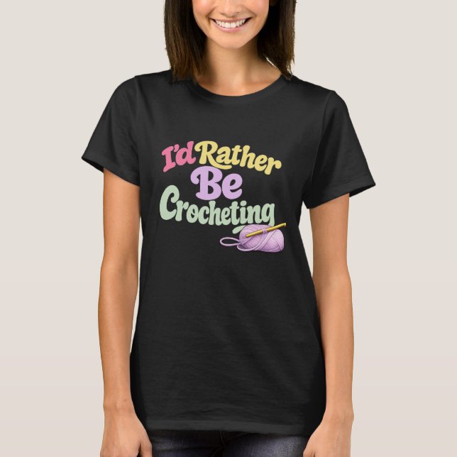 Camiseta Estilo Crochê Retrô (Frente)