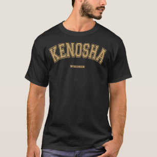 Camiseta Estilo da Faculdade de Esporte do Kenosha