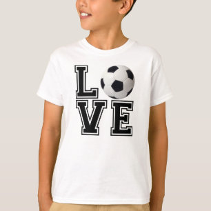 Camiseta Estilo da faculdade do futebol do amor