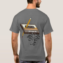 Camiseta Estilo da fita de cassete retrorreflectora retroat
