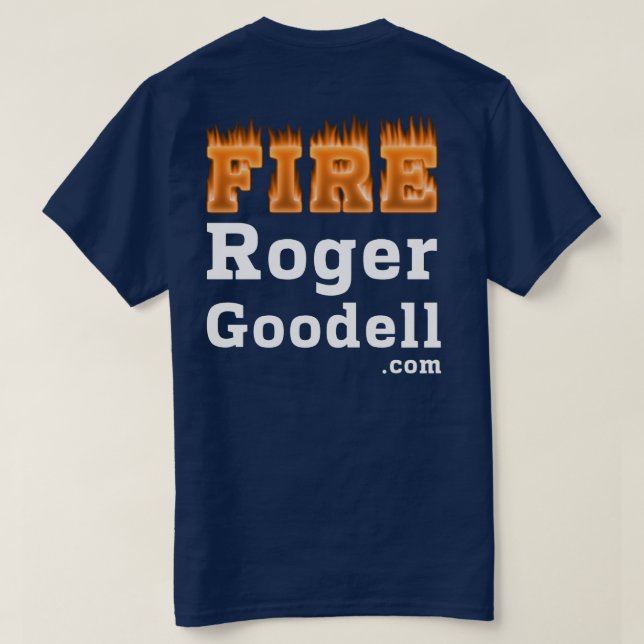 Camiseta Estilo da obscuridade do t-shirt de Roger Goodell (Verso do Design)