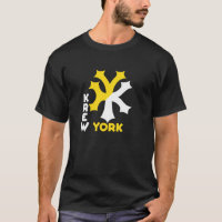ESTILO DA RUA KREW YORK - LOGOTIPO BRIGHT DE 2 COR