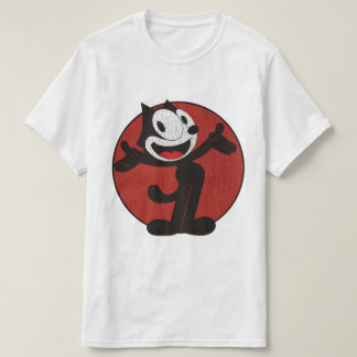Camiseta Estilo de 1920 clássico felix o gato