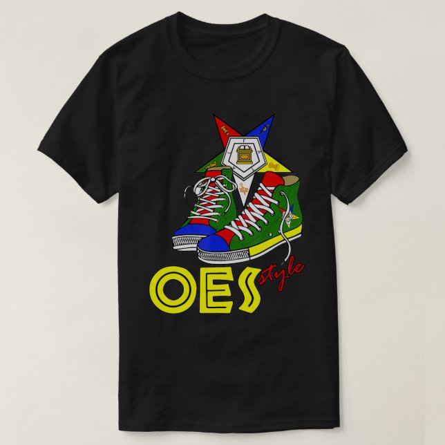 Camiseta Estilo de Alto Sneaker OES dos Pais da Estrela Ori (Frente do Design)