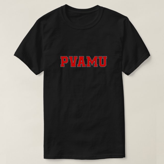 Camiseta Estilo de Alunos da Escola Superior Atlética PVAMU (Frente do Design)