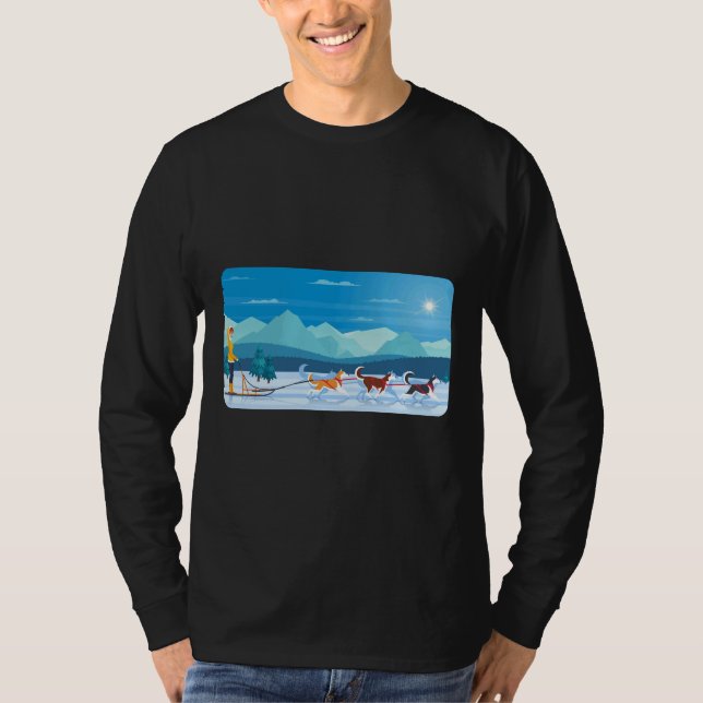 Camiseta Estilo de Ancoragem do rouco (Frente)