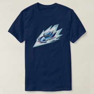 Camiseta Estilo de Animação Bobsled Ilustração Jogos de inv