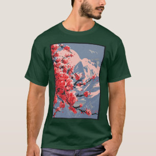 Camiseta Estilo de Animação de Arte no Japão Legal