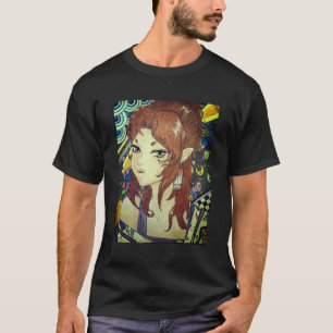 Camiseta Estilo de Anime do Kazu Retrato Automático da Cami
