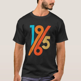 Camiseta Estilo de Aniversário Retroativo dos anos 60 Vinta