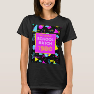 Camiseta Estilo de anos 80 da Escola de Reunião de Classe