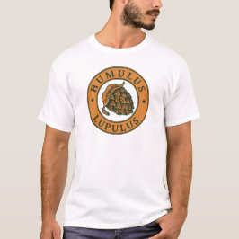 Camiseta Estilo de Arte de Tinta Verde Escuro Vintage Brown