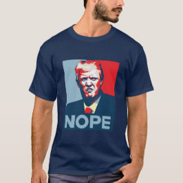 Camiseta Estilo de Arte Pop Anti-Trump "Nope"