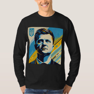 Camiseta Estilo de Arte Pop Zelenskyy Retrato