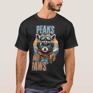 Camiseta Estilo de Arte Urbana de Montanha