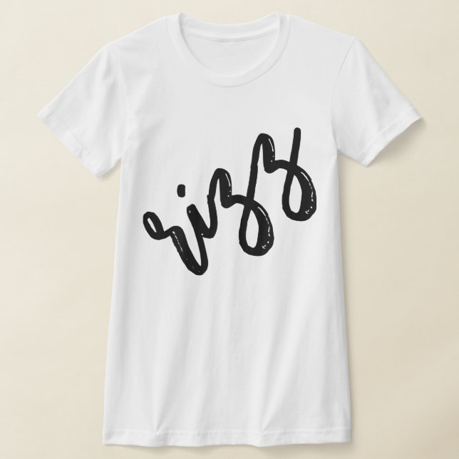 Camiseta Estilo de Atualização com Termos de Slang Tee, Pop (Postura )