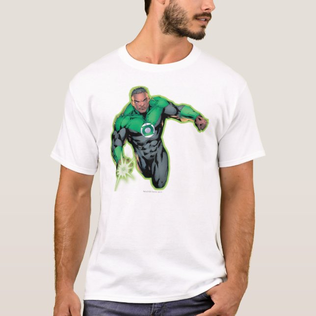 Camiseta Estilo de banda desenhada - Lanterna Verde (Frente)